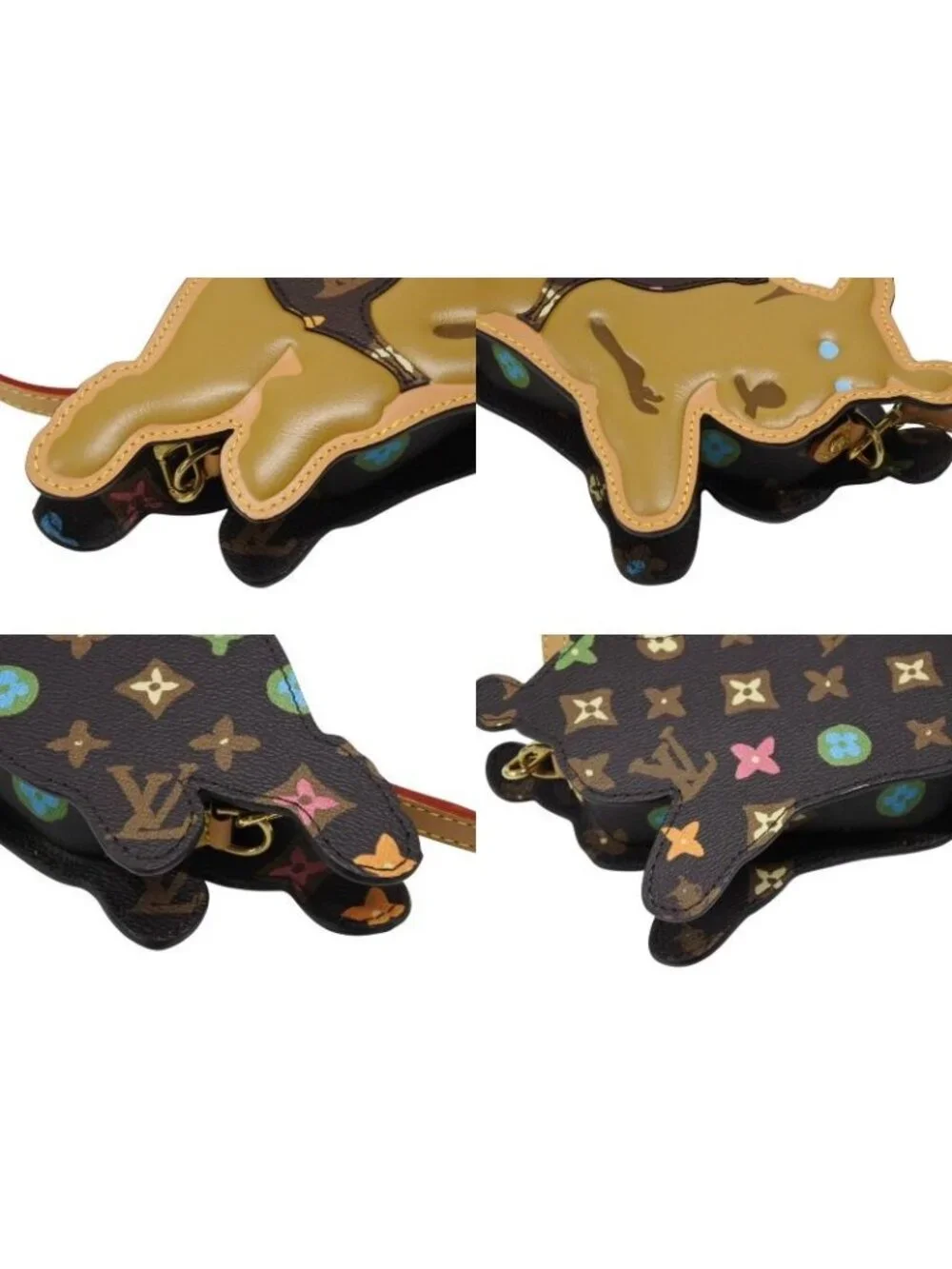 Louis Vuitton Tyler the Creator Shoulder Bag Monogram Strap Gold Brown